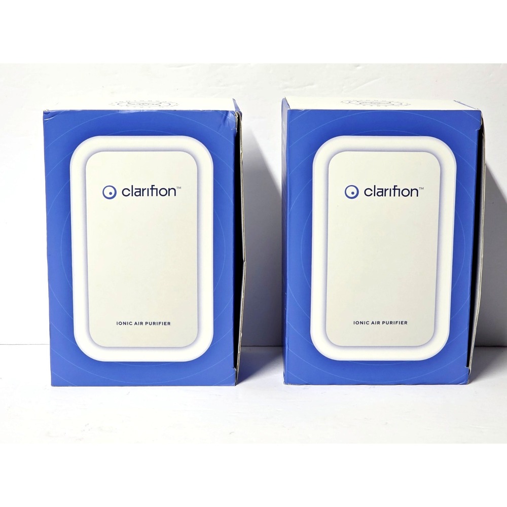 2 CLARIFION Air Ionizer Ionic Purifier Filterless Plug In NEW‎